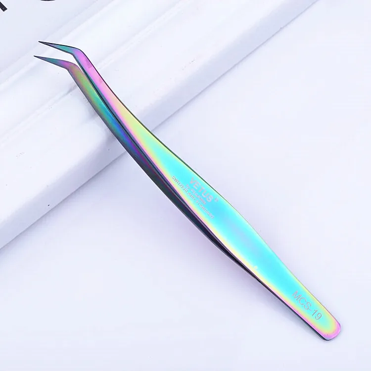 
Professional Makeup Eyelash Extensions Tools Private Label Russian Volume Vetus Eyelash Tweezers Set 