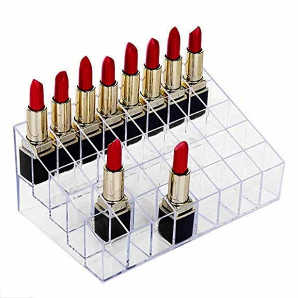 Wholesale custom four layer acrylic makeup acrylic lipstick display stand
