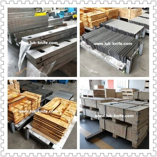 PET bottle crusher plastic recycling blade