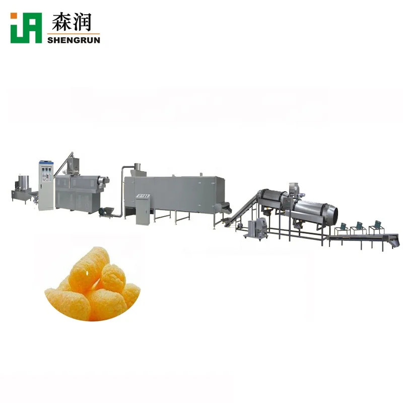 Snacks Extruders of Cereals Puff Making Machine Equipment