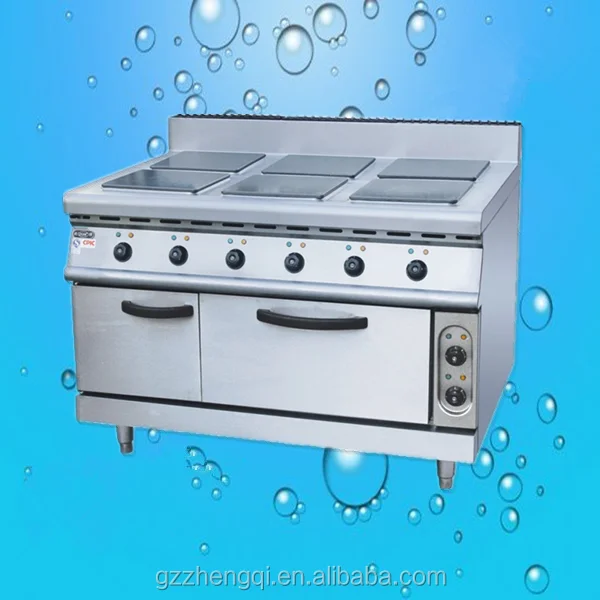 Электрическая плита с 6-плита и духовка, электрическая духовка с горячей пластиной (ZQ-895)