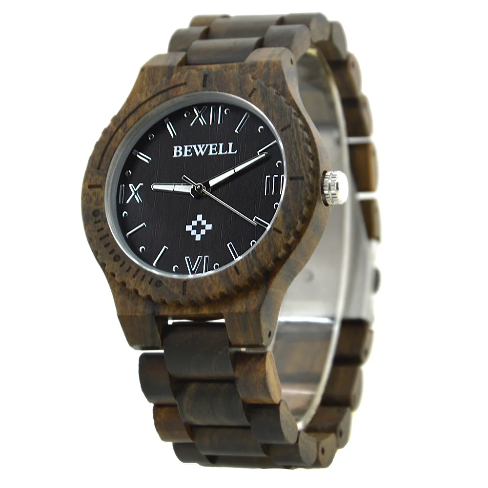 Most Popular bewell wood watch for man in stock