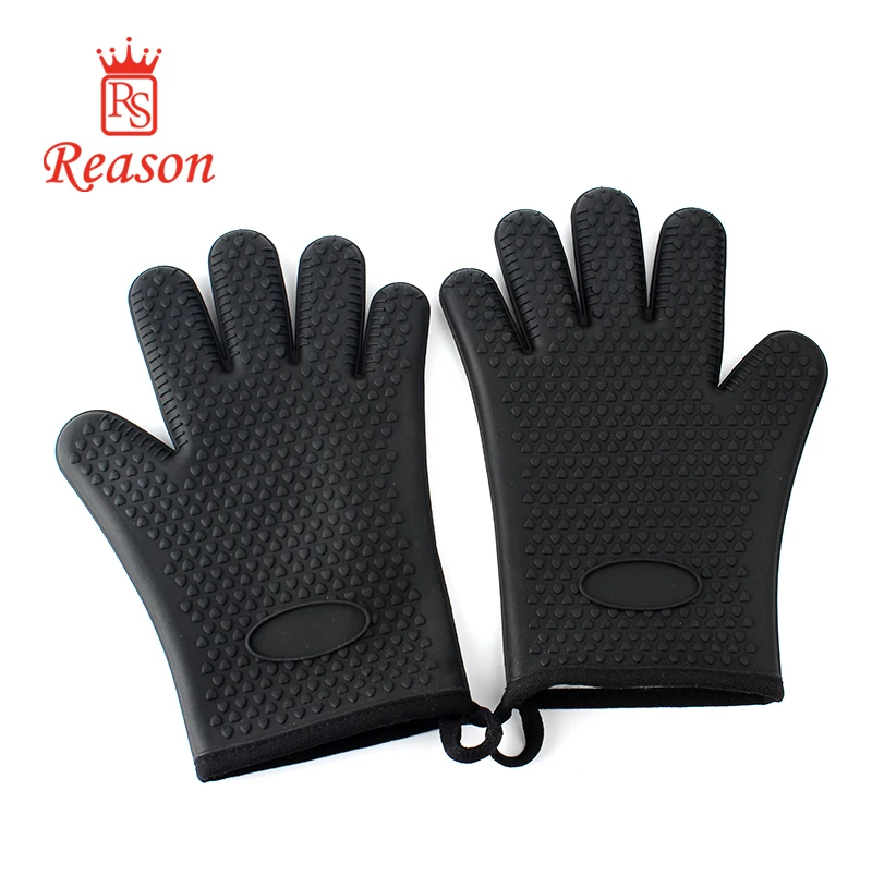 Silicone BBQ Glove Oven Grill Glove Heat Resistant Barbecue Manufacturer in China