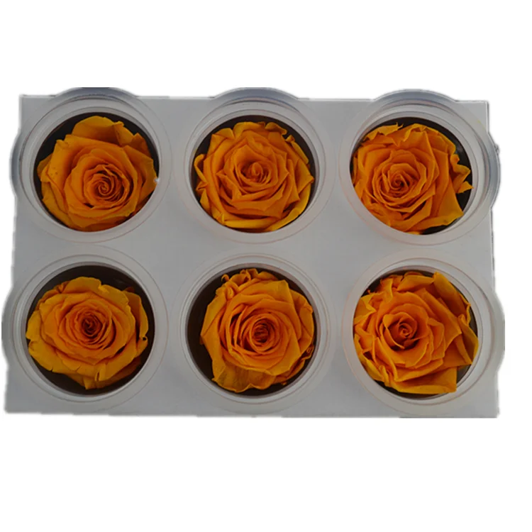 High Quality Preserved Flower Rose Bud Artificial Flower for Florist Supplies