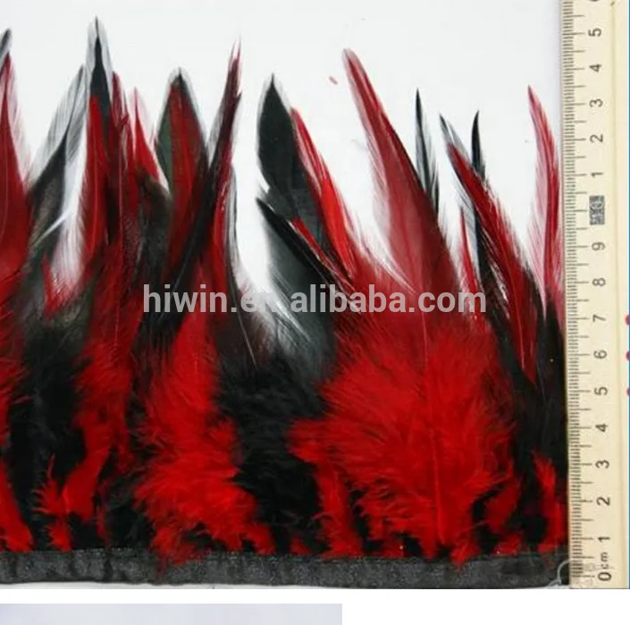 White Saddle Feather Fringe Trims for Skirt / Costume / Wedding Deco Accessories