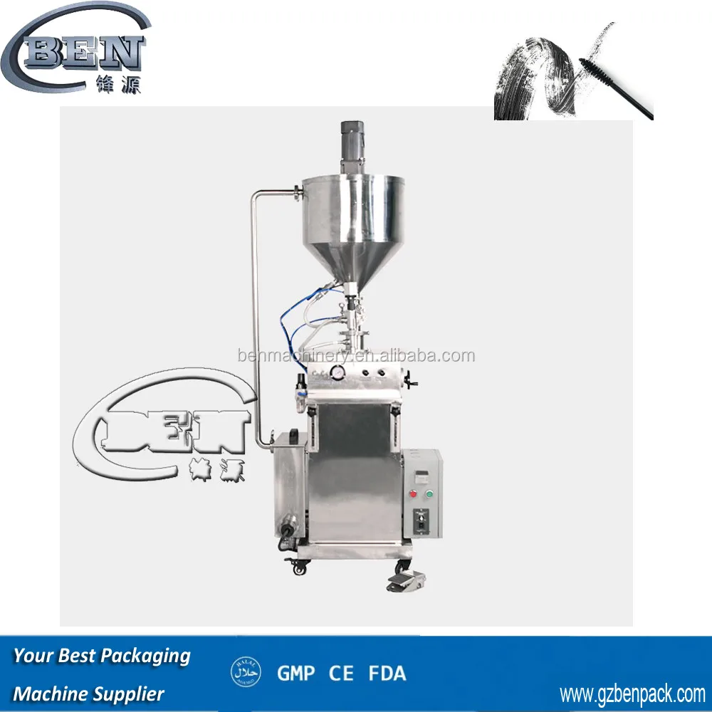 Высокое качество вазелин/масло/топленое масло заполнение машина с подогревом и смешивания системы