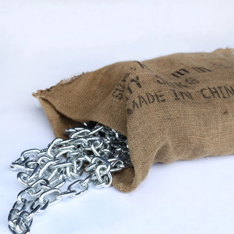 Производство оцинкованной стальной звеньевой цепи хорошего качества