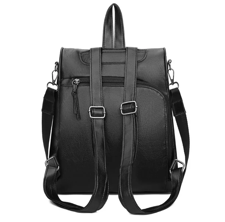 Women backpack nubuck leather+PU school backpacks for teenage girls casual large capacity shoulder bags