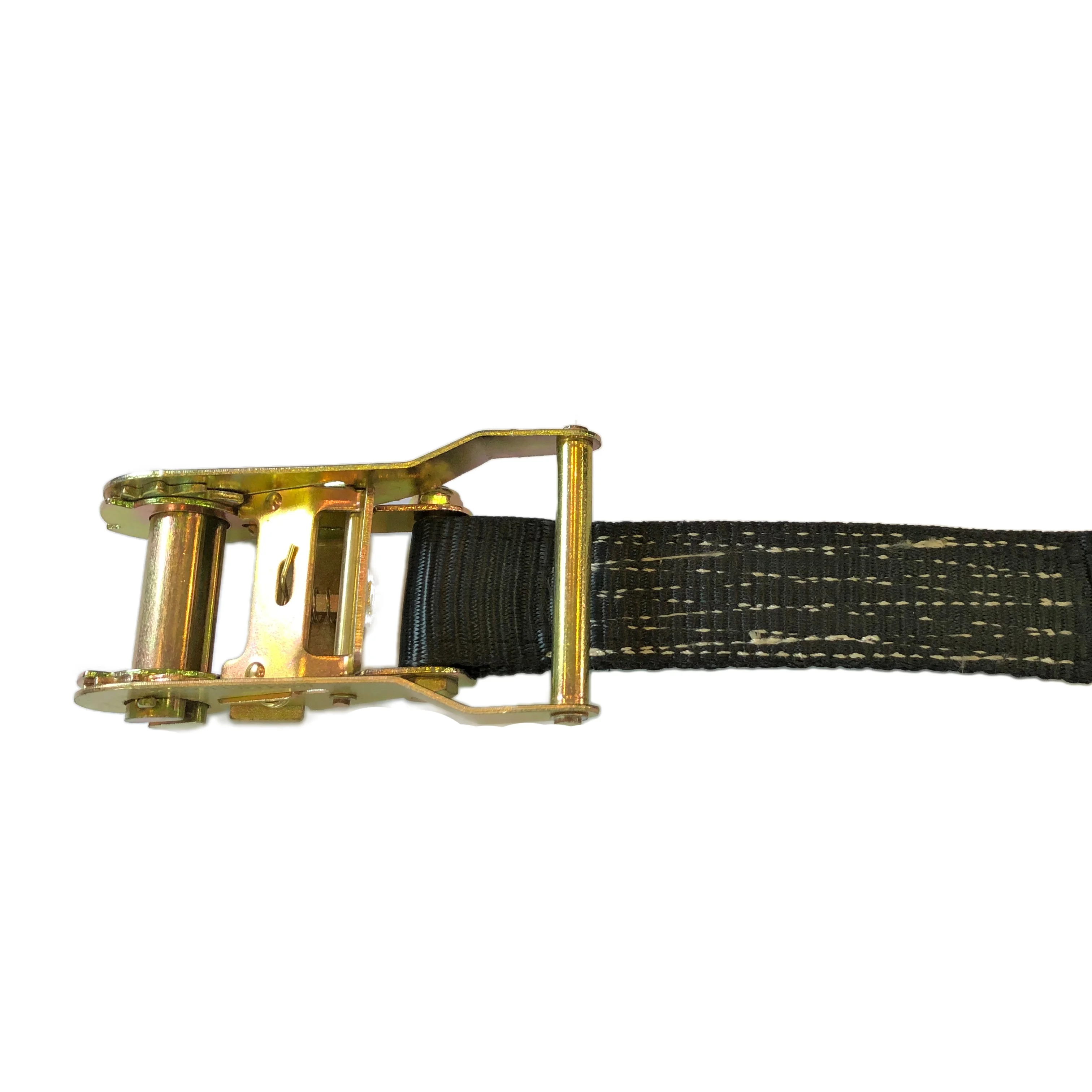 
Cargo lashing strap Ratchet belt lifting with double J hooks 