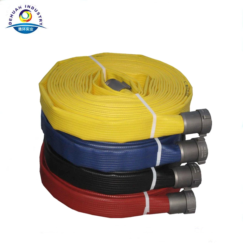 Colorful Fire Hose 2.5inch with fire coupling(storz machino john morris american type)