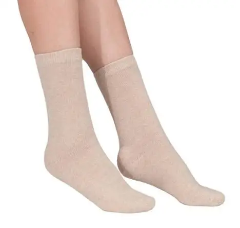 2022 Special Design Widely Used Custom Winter Wool 100% Cashmere Cable Knitted Socks For Men And Women