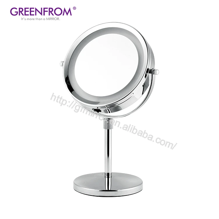 Горячая продажа многофункциональная увеличительное косметическое зеркало с подсветкой
