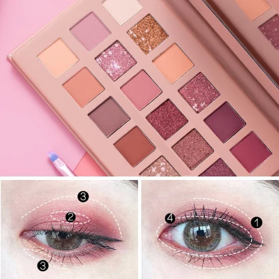 2021 Wholesale High Quality Cosmetics Long Lasting 18 Color Eyeshadow Palette