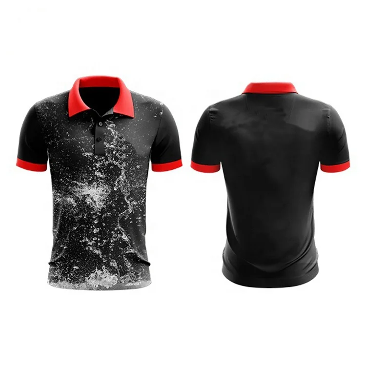 sublimated golf polo, custom print polyester polo shirts