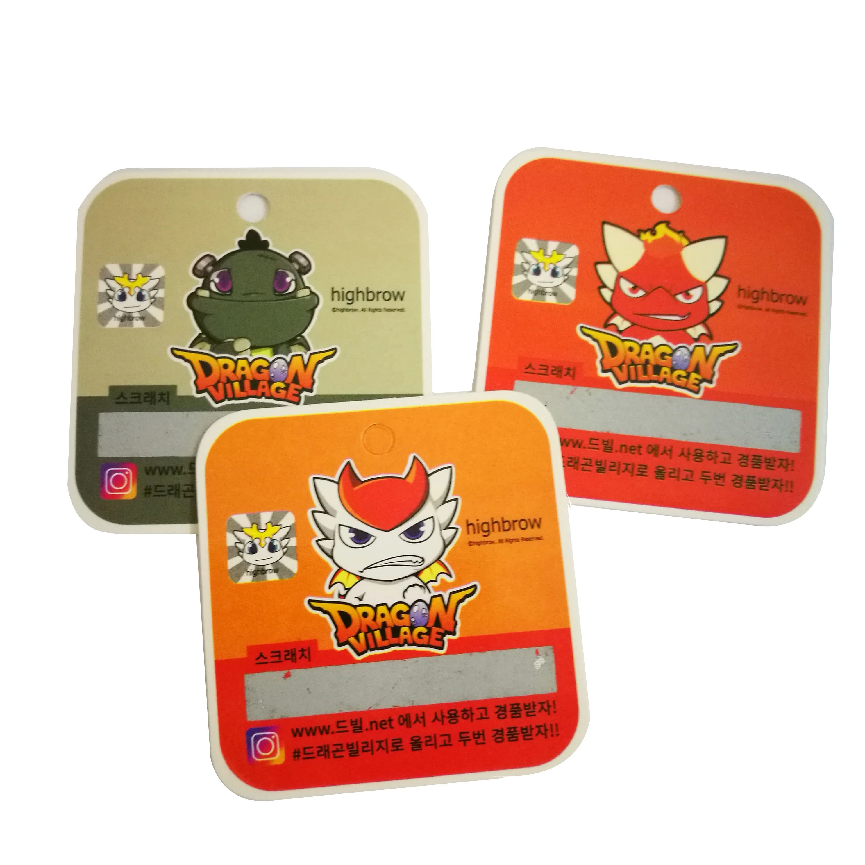 Custom comprehensive  scratch off  card/lucky card/coupon