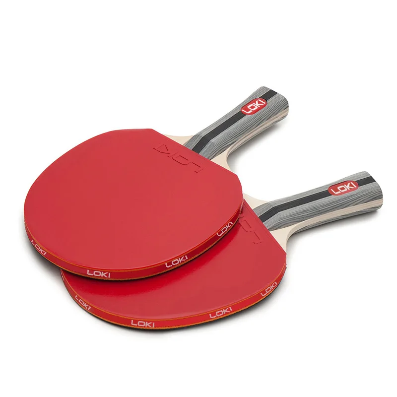 LOKI производитель OEM древесины углерода Таблица tennnnis ракетки набор с упаковкой