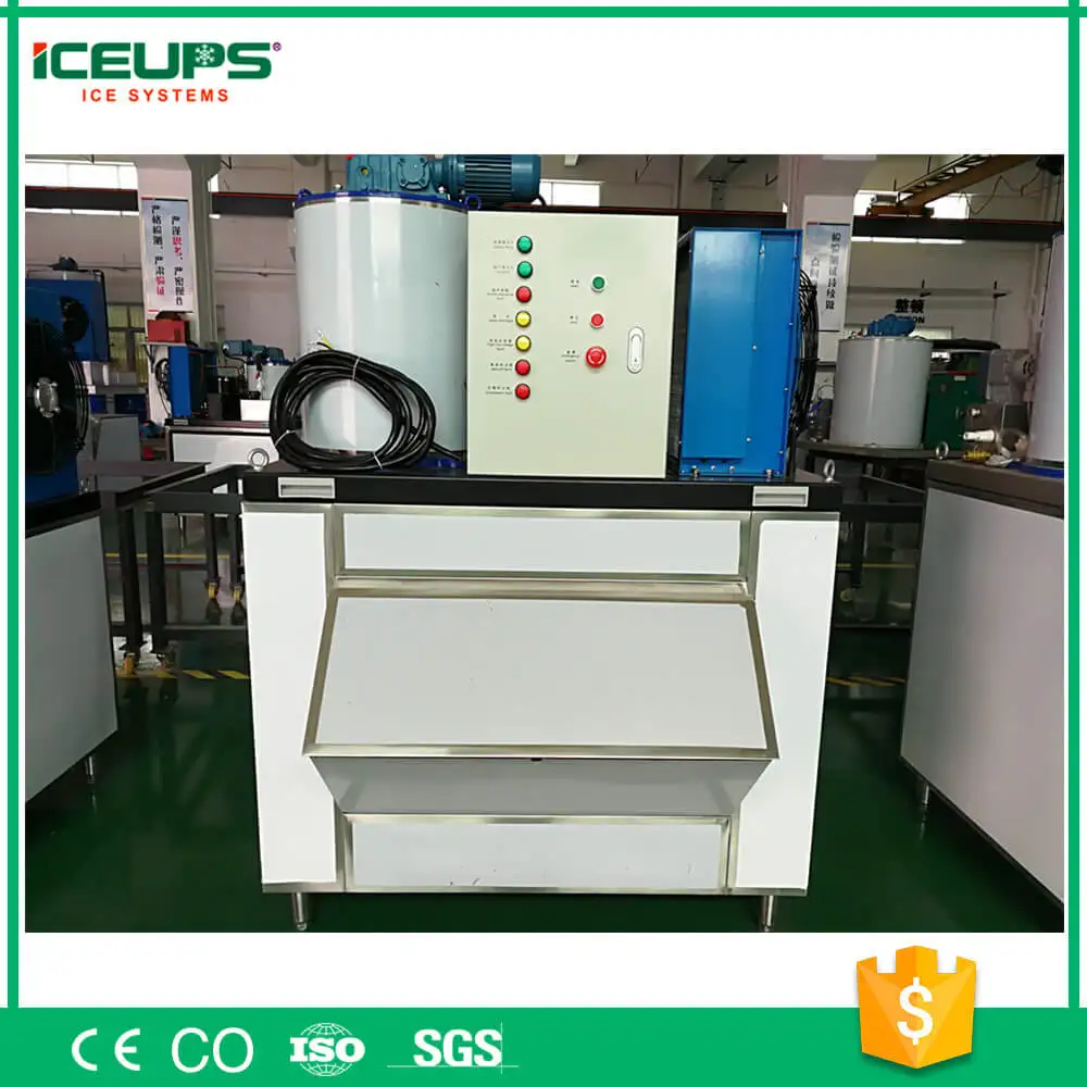Commercial flake ice making machine KNS-1T ice maker for sale