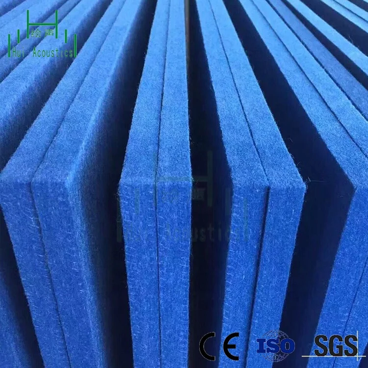 Pet Polyester Fiber Sheet Lightweight Wall Panel Home Theatre Sound Panels