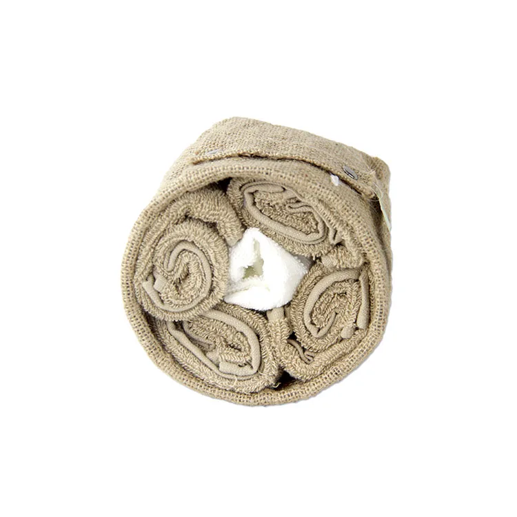 Organizer Box Bins Jute storage basket mini desk storage basket for  Cotton Linen Foldable basket with Handle