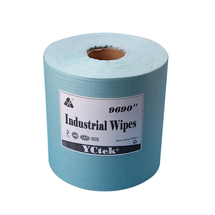 Настраиваемая мягкая синяя Антистатическая промышленная прокатная Чистящая бумага