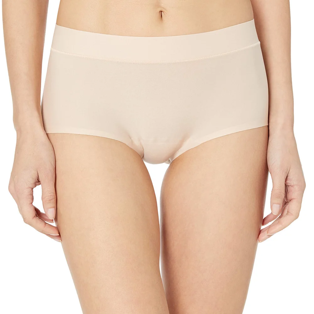 Transparent Sexy Plus Size Boyshorts Breathable Easy Care Women Invisible Stretchy Boyleg Panties