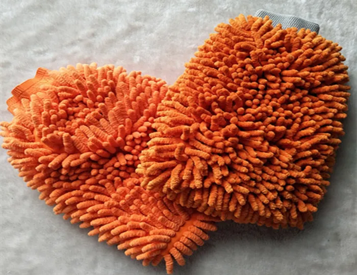 
Best selling XL Microfiber two side chenille super absorbency car wash cleaning mitt glove 