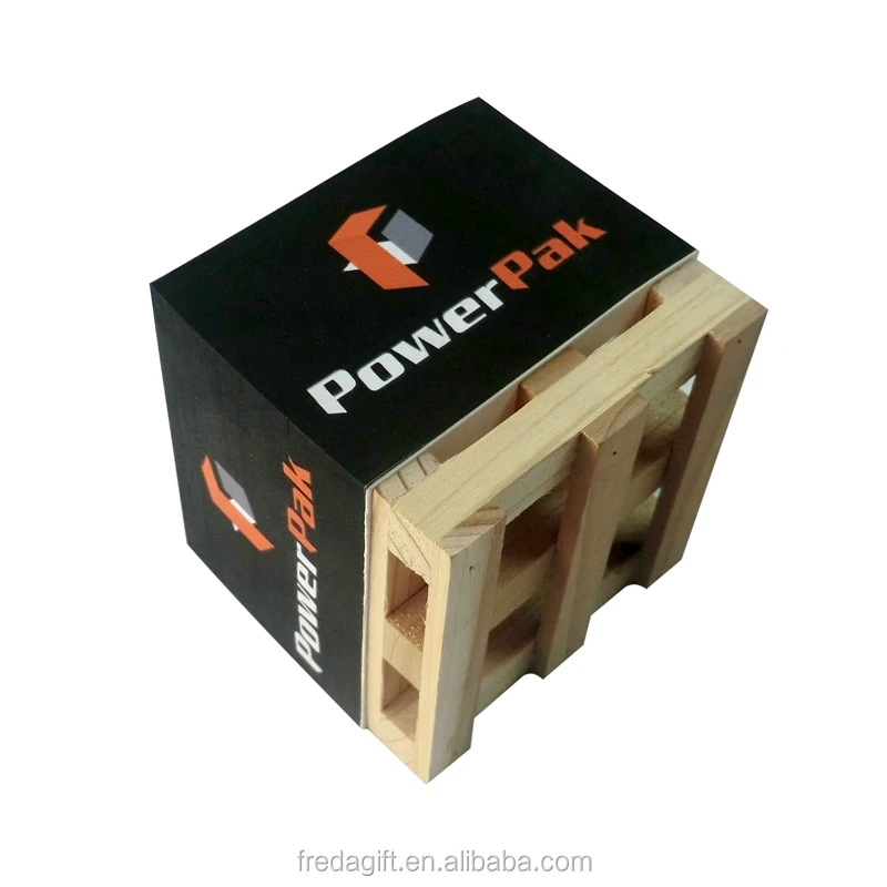 Wooden pallet memo block note pad/block memo pads
