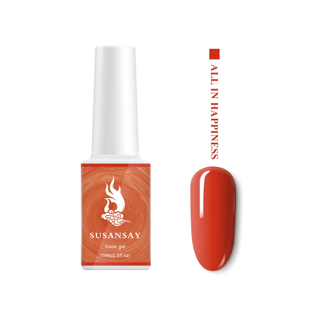 Global Unique Chinese Style Wholesale 6bottle/Set Top&Base Coat 15ml Soak Off Nail Varnish UV Gel Polish Set