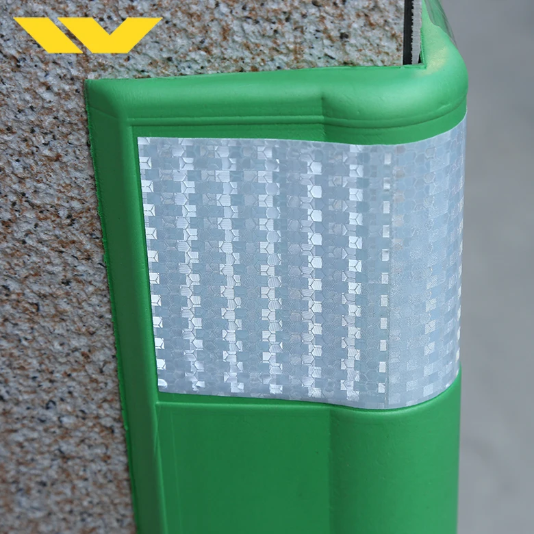 OEM зеленый белый свет светоотражающие наклейки для стоянка углу протектор