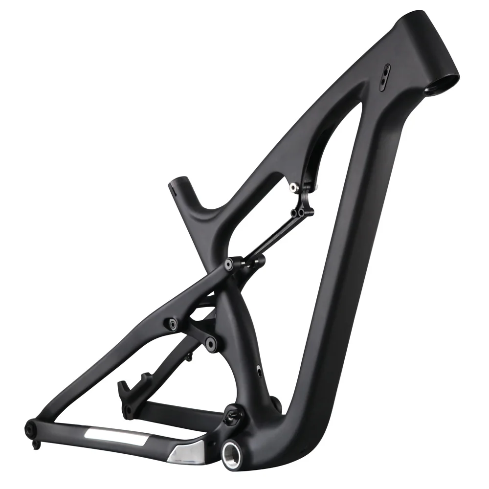 High end fatbike frame carbon full suspension, carbon bike frame