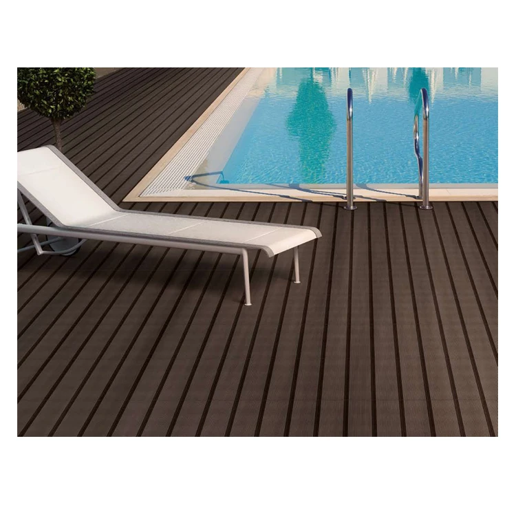 
WPC Decking ASA/PVC Co-extrusion 3D Embossed WPC Decking 