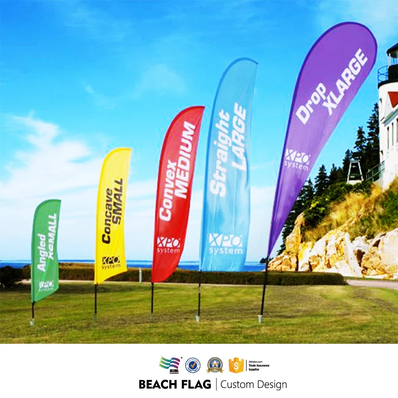 Завод флага teardrop в Гуанчжоу