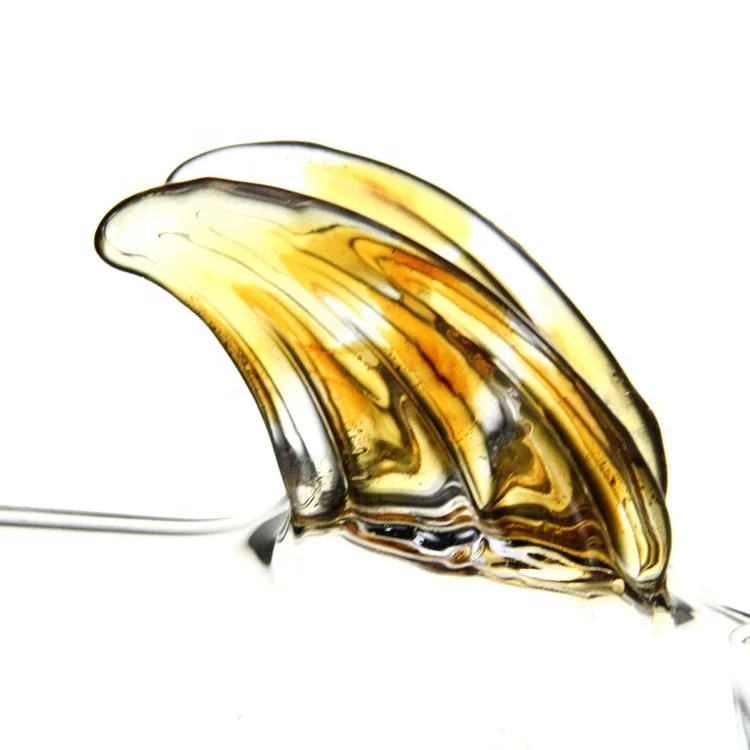 Уникальная резная стеклянная бутылка для вина ликера 1000 мл в форме рыбы