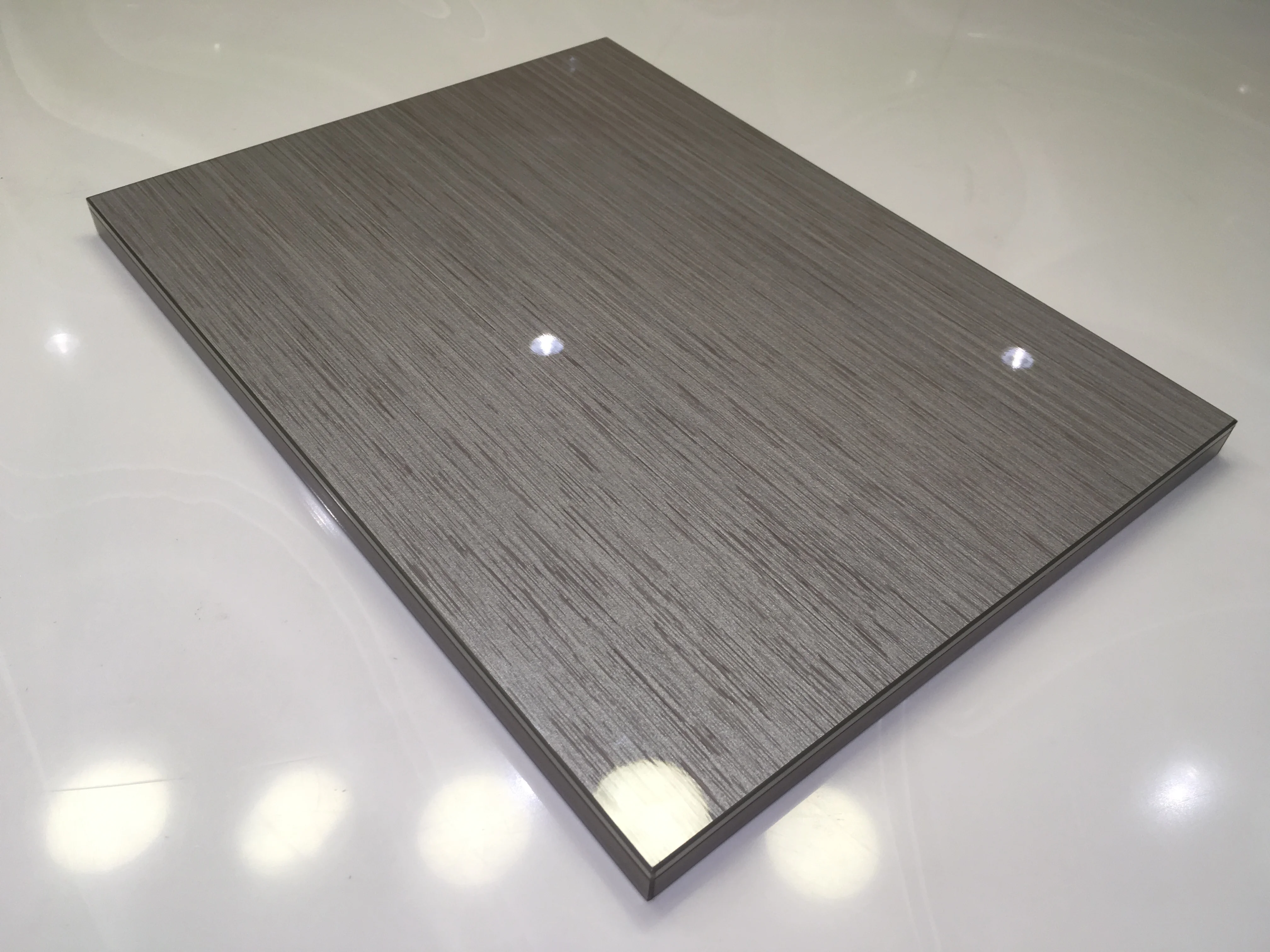 
high gloss table top Pvc Film Mdf Laminate White Black Melamine Board for Modern Kitchen Cabinet 