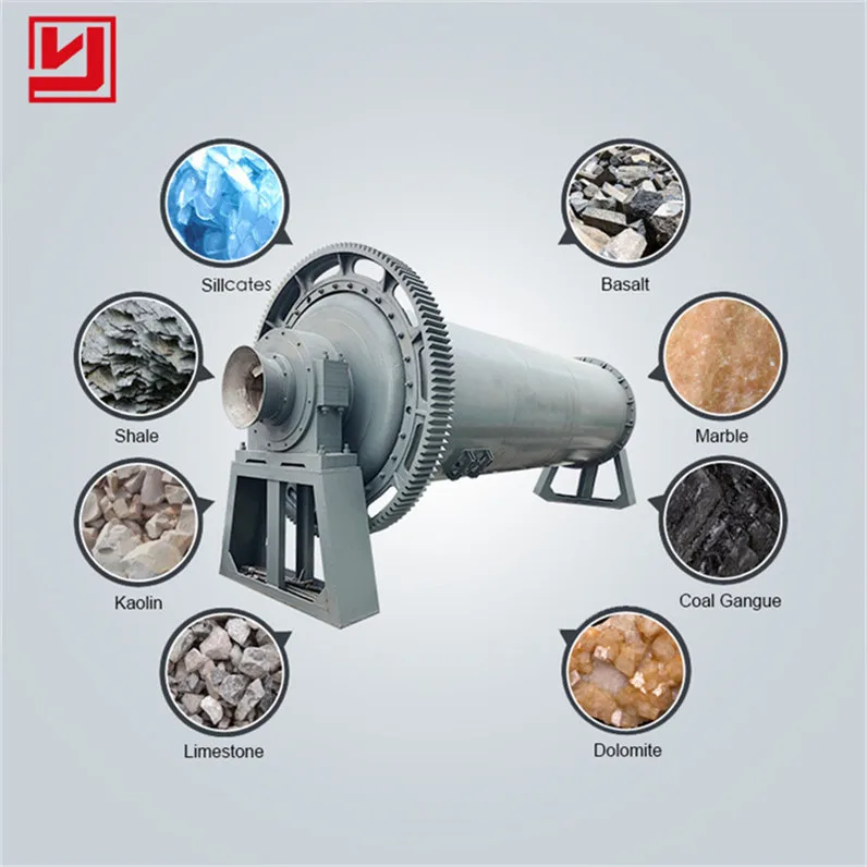 High Quality Copper Ore Slag Zircon Iron Sand Ceramic Sillimanite Grinding Grinder Machinery Ball Mill For Sale