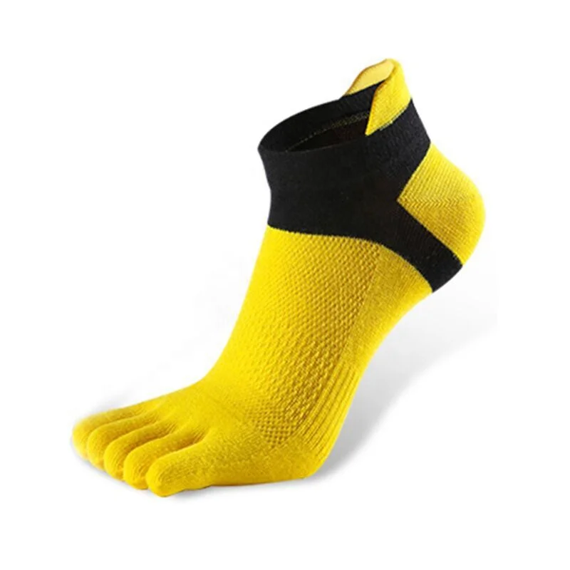 
Wholesale hotsale custom sports coolmax running half toe socks men 