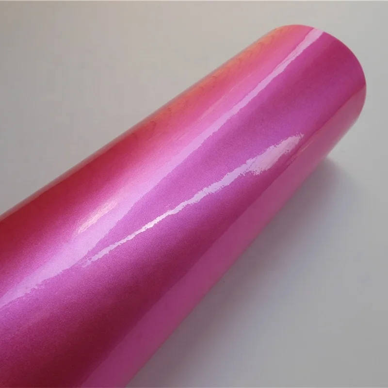 Pink Premium High Gloss Glitter Sparkle Metallic Car Vinyl Wrap Sticker Decal Film Sheet Bubble Free Air Release