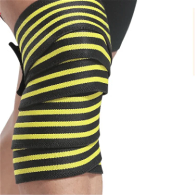 Эластичные Наколенники для спортзала, мужские бандажные ремни для тяжелой атлетики, защитные накладки