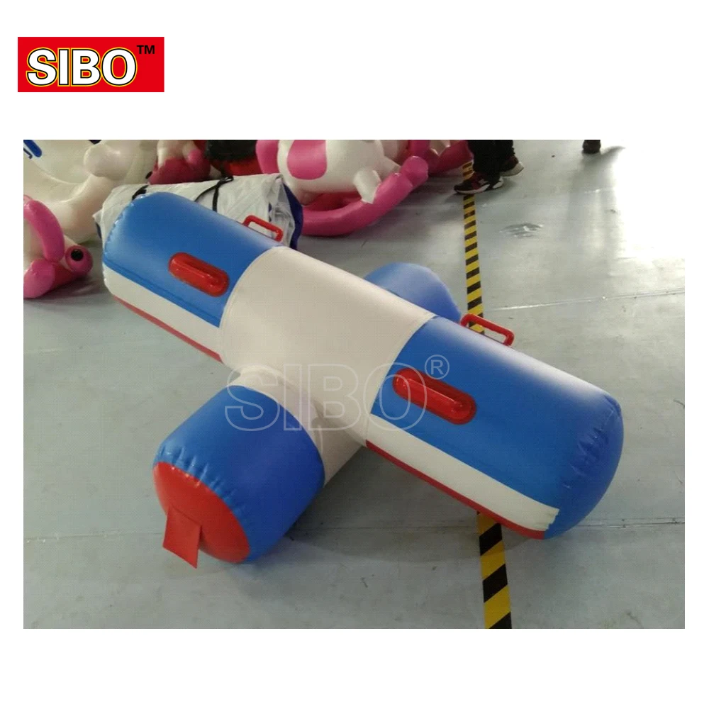 0.9mm PVC adult game inflatable water seesaw for water park