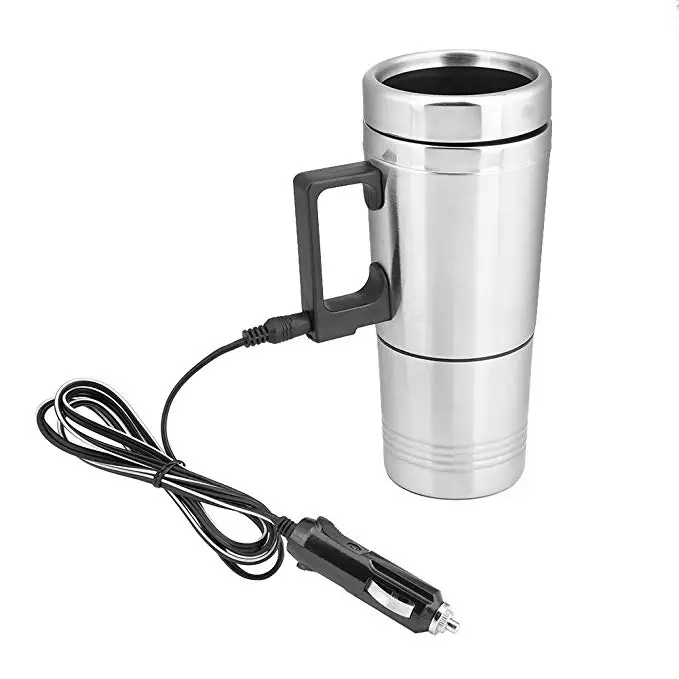 12V 300ml + 200ml Portable In-car Heated Travel Mug