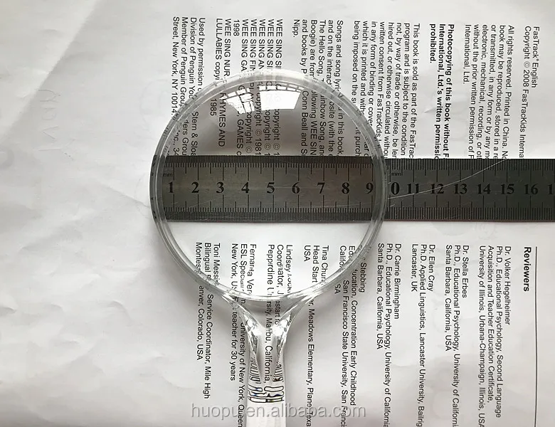 Высокое качество акрил ручной детей увеличительное стекло диаметр 95 мм