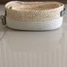 natural material  hot sale corn husk with cotton rope basket