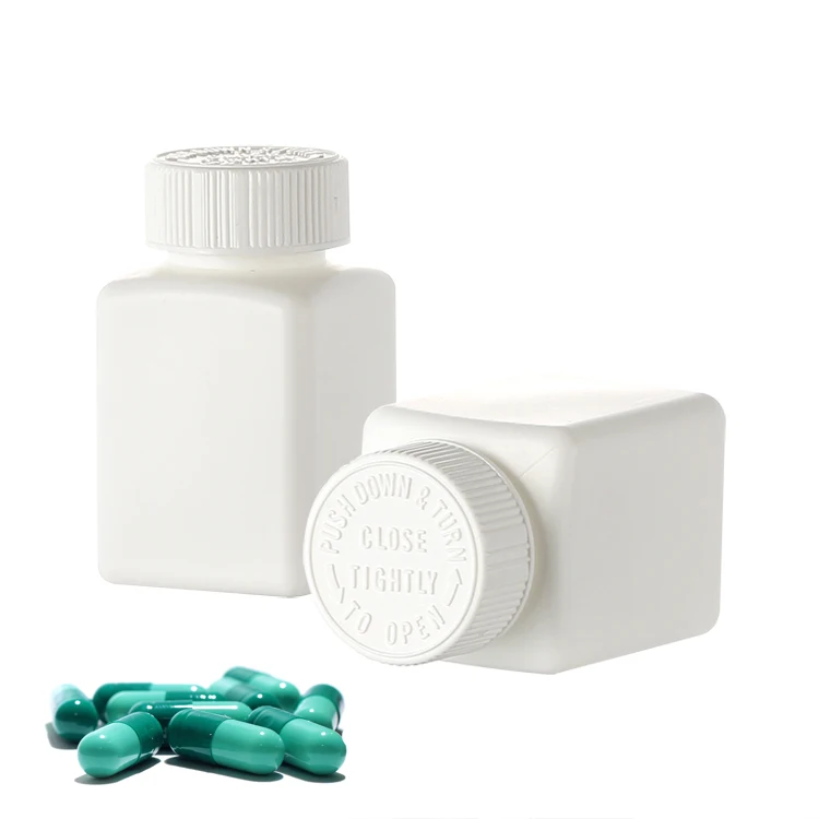 Индивидуальные фармацевтической площади hdpe капсула 60 ~ 100 мл таблетки бутылки оптом