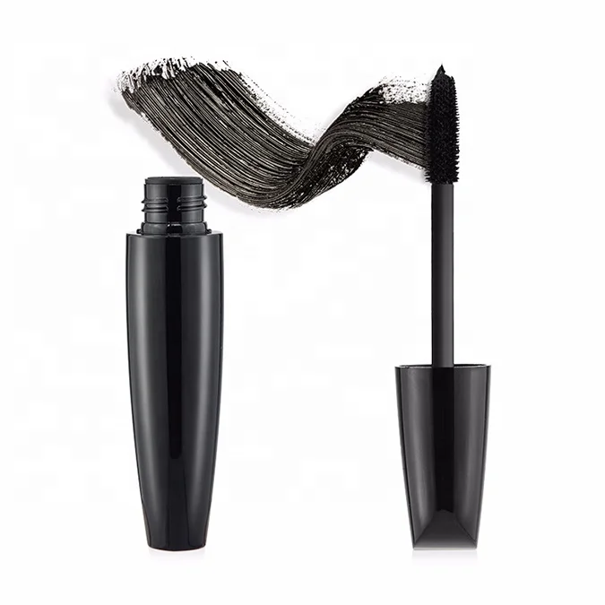 
Private Label Eyelashes Extension Makeup Black Feather Thick Waterproof Sweat Proof Curling Mascara 