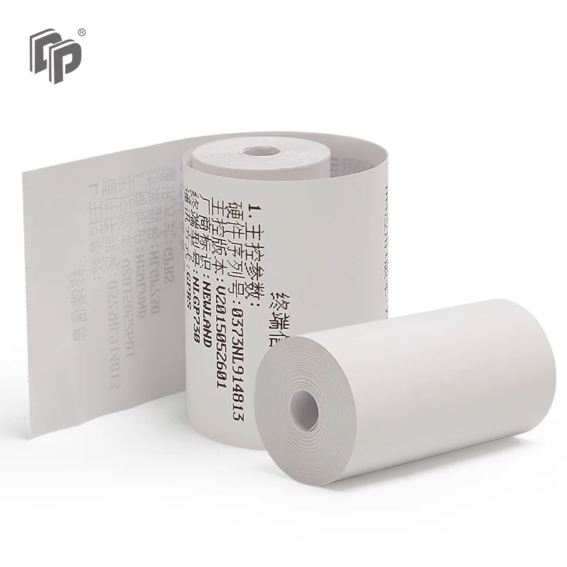 
POS machine usage thermal paper 80*80mm 55g for ATM banknote paper and medical thermal paper 
