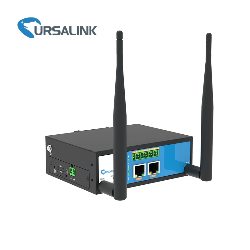 UR52 промышленных M2M маршрутизатор с 2 Порты Ethernet Dual SIM для ATM CCTV IP камера