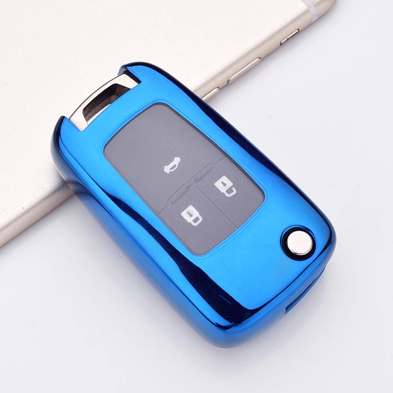 Чехол для автомобильного ключа для Chevrolet Smart Remote Key TPU Volkswagen чехол для автомобильного ключа защитный чехол для автомобильного ключа