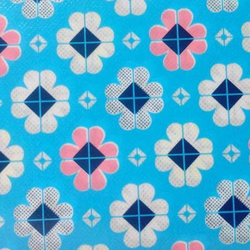 OPP Printed colorful Film Laminated pp spunbond Nonwoven fabric for nonwoven bag