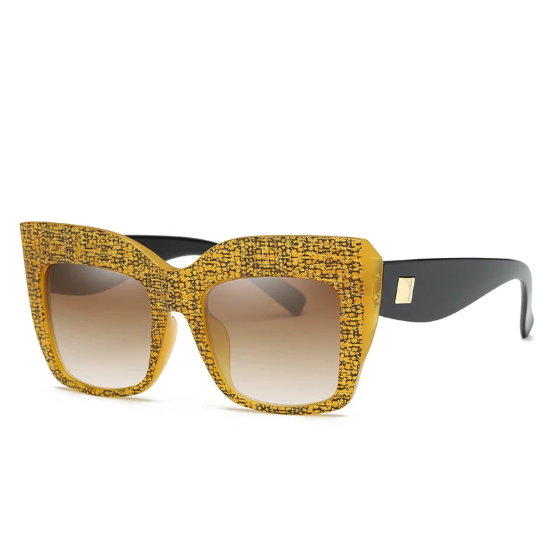 MG9039 private label vintage cat eye sunglasses women glow in the dark sunglasses oversize designer sun glasses