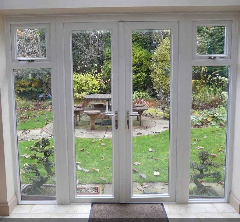 Bullet proof design security casement aluminum door